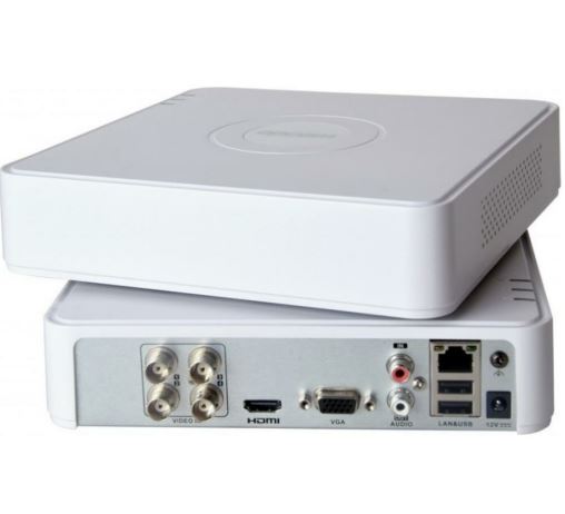 Hikvision DS-7104HQHI-K1 4 Kanal Hybrid DVR Kayıt Cihazı