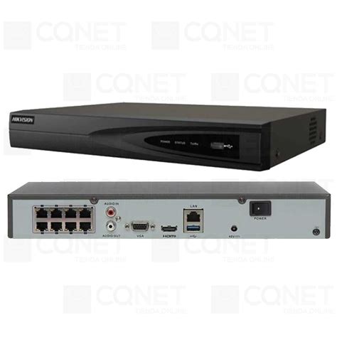 Hikvision DS-7608NI-K1/8P(B) 8 Kanal Poe li NVR Kayıt Cihazı