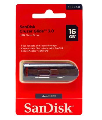 SanDisk Cruzer Glide SDCZ600-016G-G35 16 GB Flash Bellek