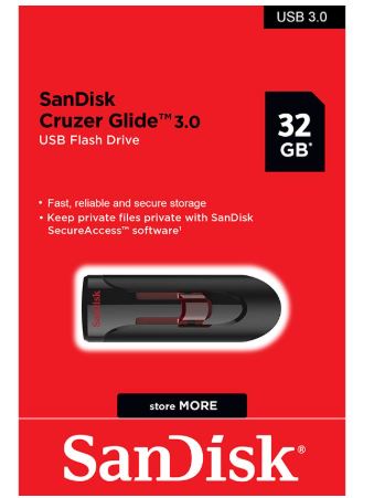 SanDisk Cruzer Glide SDCZ600-032G-G35 32 GB Flash Bellek
