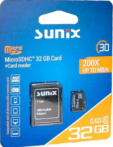 SUNİX MICRO SD 32GB CARD