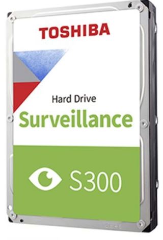TOSHIBA S300 SURVAİLLANCE 1TB 128MB 5400 RPM 3,5SATA3 7/24 GÜVENLİK DİSKİ
