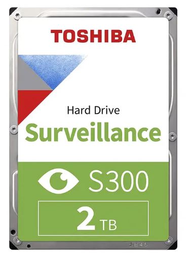 TOSHIBA S300 SURVEİLLANCE 2TB 128MB 5400 RPM 3,5 SATA37/24 GÜVENLİK DİSKİ