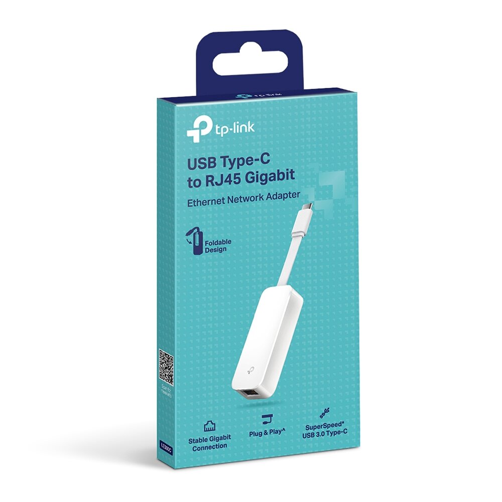 TP-Link UE300C Type-C to Gigabit 10/100/1000 Ethernet Adapter