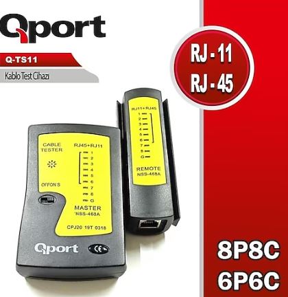 QPORT Q-TS11 KABLO TEST CİHAZI